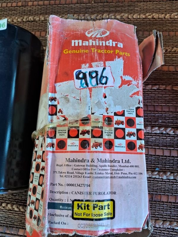 Filtro de Aceite para Tractor Mahindra Purolator