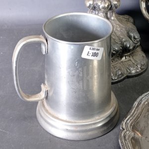 Jarra de Aluminio y Piezas de Platina con Relieves - imagen 5