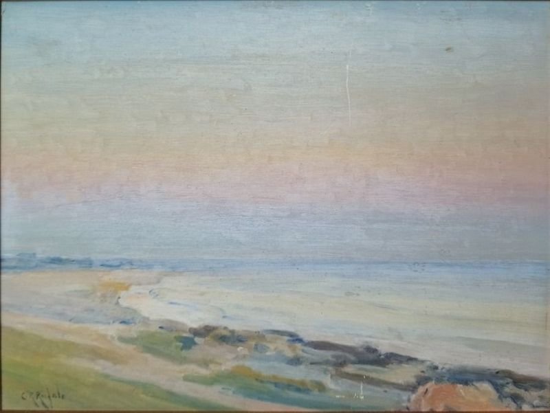 Pintura de escena marítima en óleo sobre tela - imagen 3