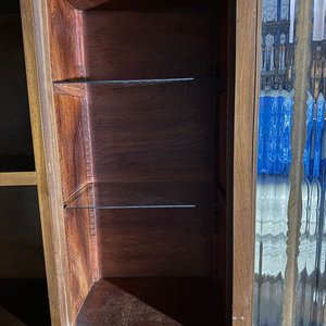 Mueble Aparador Laqueado en Madera Maciza con Estantes y Cajones - imagen 5