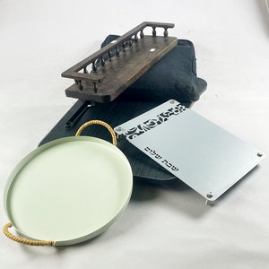 Lote siguiente: Mesa de Desayuno, Repisa de Madera y Bandeja Circular