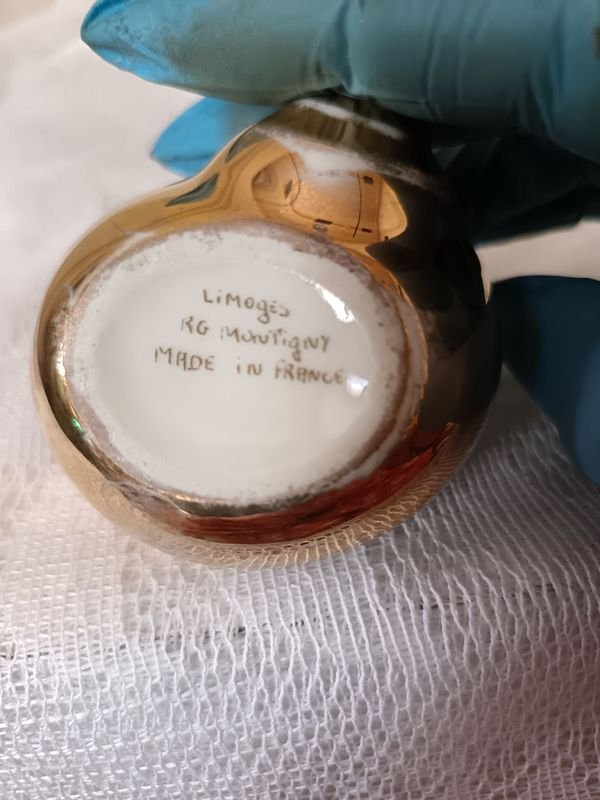Colección de miniaturas de porcelana antigua, incluyendo un artículo Limoges - imagen 4