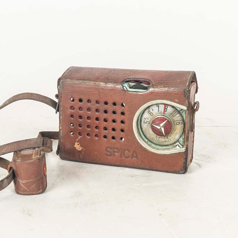 Radio Portátil Spica Vintage con Auriculares