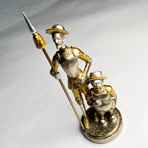 Figura de Don Quijote y Sancho Panza, 23 cm - imagen 2