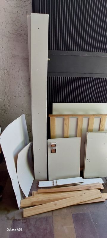 Cama de 1 plaza con mueble en mdf desarmado - imagen 2