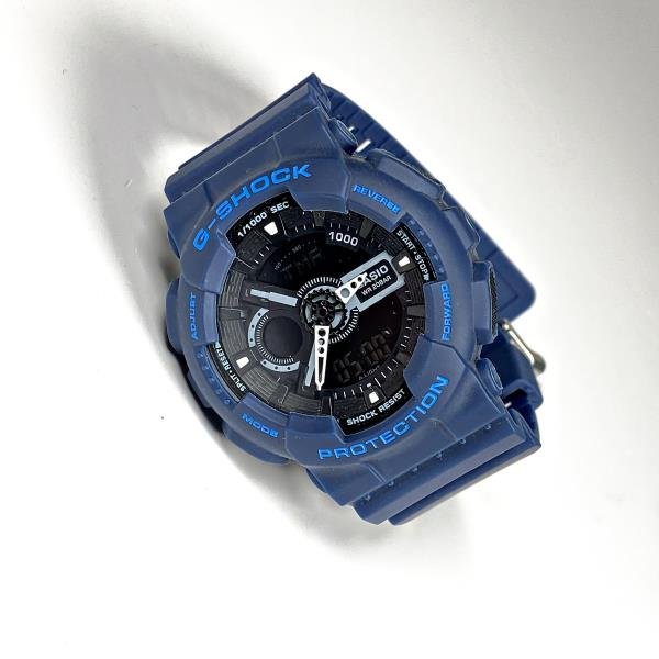 Reloj Casio G-Shock Caballero Azul Funciona