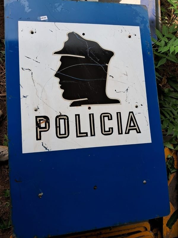 Cartel de señaletica policial para venta - imagen 3