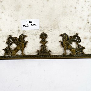 Portarretratos Francés de Bronce con Figuras Decorativas - imagen 4