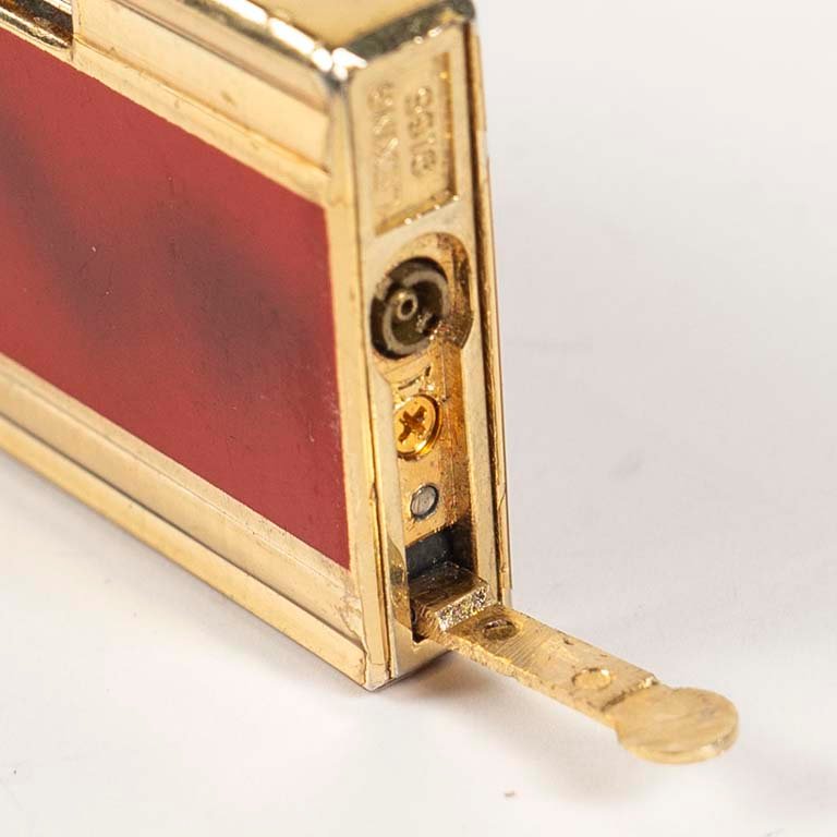 Encendedor Lexing bronce y laca - Medidas: 6x3.3cm - imagen 2
