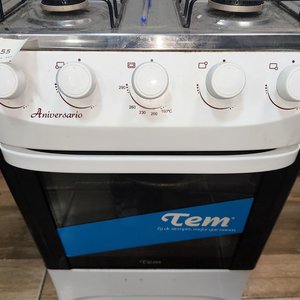Cocina Tem 4 Hornallas con Tapa de Vidrio y Horno - imagen 4