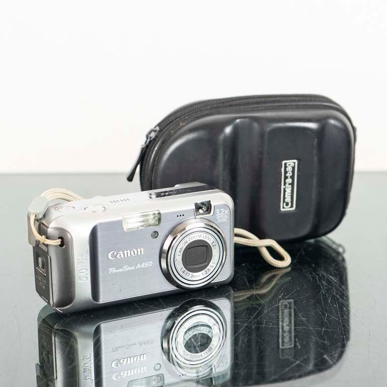 Cámara digital Canon Powershot A450 con estuche - imagen 1