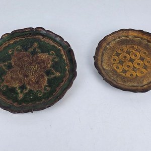 Set Decorativo Estilo Florentino: Bandejas y Joyero de Madera - imagen 4