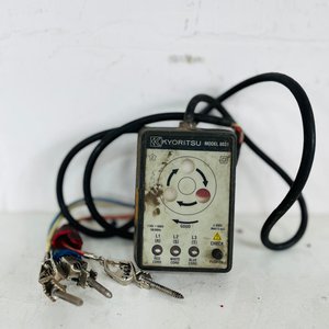 Lote siguiente: Indicador de Secuencia de Fases Kyoritsu Modelo 8031