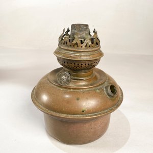 Primus y Lámpara Antigua de Cobre (sin Fanal) - imagen 2