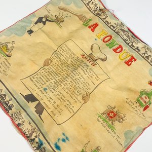 Lote de 18 Carpetas de Hilo Blancas y Pañuelos con Dibujos Vintage - imagen 2