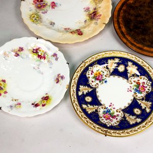 Siete Platos de Porcelana Inglesa "Cauldon China" - imagen 4