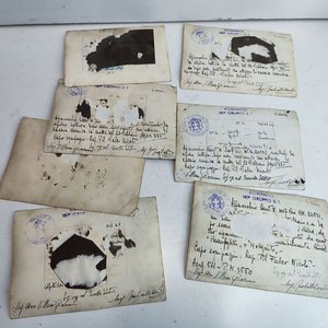 Lote de 7 Fotos Históricas: Bombardeo Italiano Segunda Guerra Mundial - imagen 5
