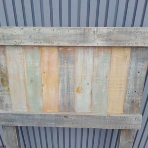 Respaldo de Madera Rústico para Sommier de 1 Plaza - imagen 3