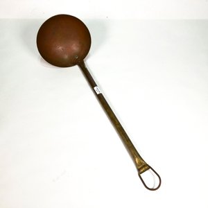 Cucharón Antiguo de Cobre con Mango de 50 cm - imagen 1
