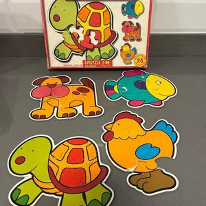 Pack de 4 Puzzles Infantiles de Animales y Vehículos - imagen 4