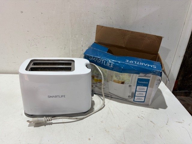 Tostadora Smartlife Blanca para 2 Panes