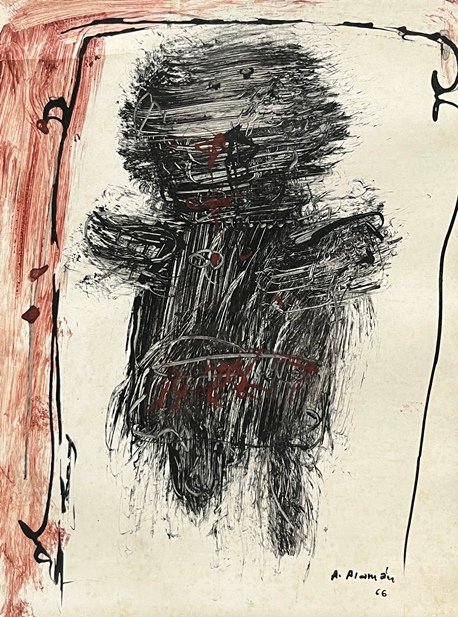 Lote anterior: Pintura de Agustín Almán - Figura Espacial