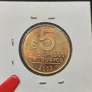 Moneda de 5 Pesos Uruguayos 2003 - imagen 5