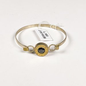 Lote anterior: Pulsera Rígida de Plata con Piedra Negra y Detalle Dorado