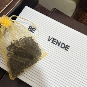 Lote anterior: Cartel con Letras para Decoración