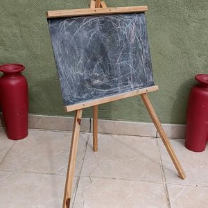 Pizarra Infantil de Madera con Trípode - imagen 2