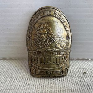 Insignia Phillips "Crowned the World Over" con León Dorado para Cuadro de Bicicleta - imagen 1