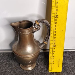 Jarra y Bandeja Antigua de Platería Sellada Sheffield - imagen 2