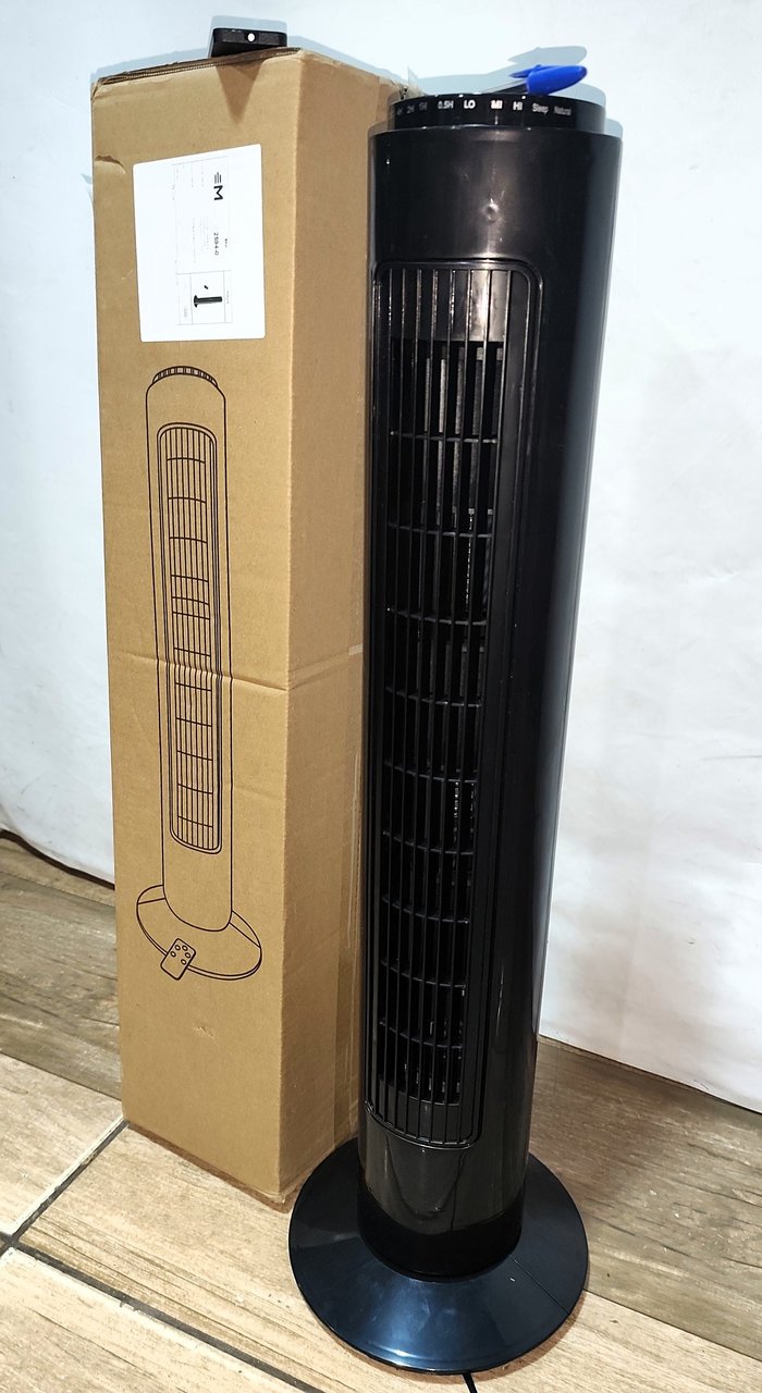 Turbo Ventilador de Torre Digital Oscilante con Control Remoto - Nuevo en Caja