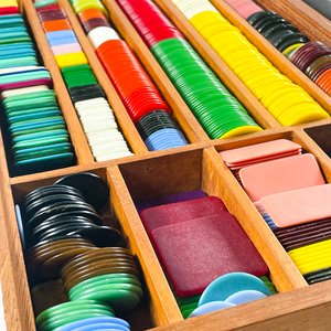Juego de Ruleta Completo con Fichas y Paño - imagen 4