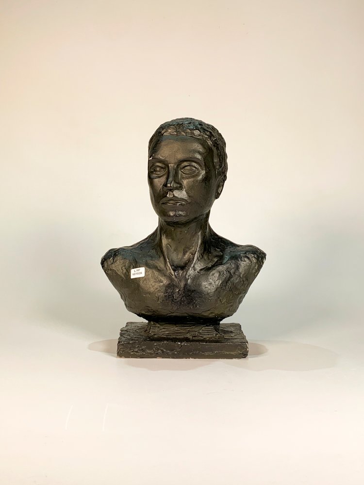Busto de Hombre Africano en Yeso