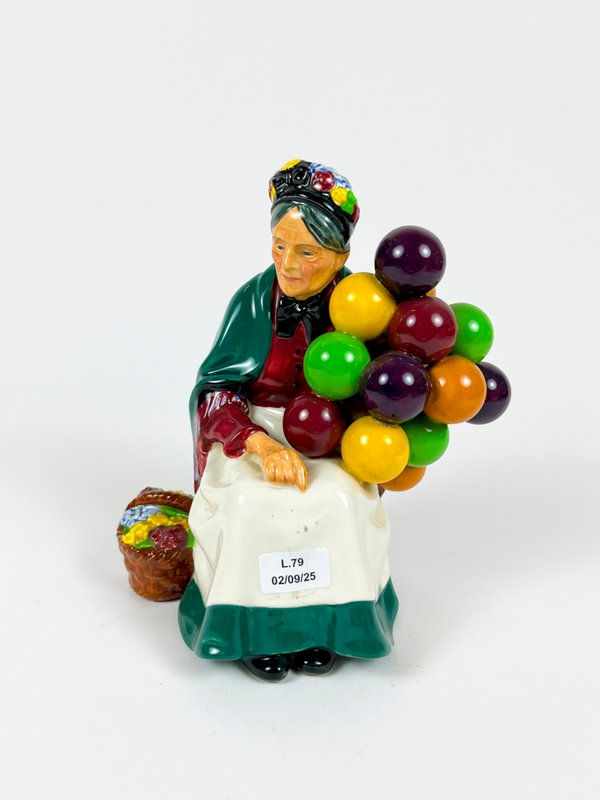 Lote anterior: Figurina Royal Doulton de vendedor de globos coloridos