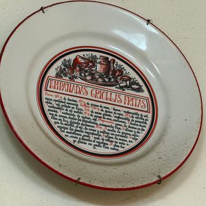6 Platos Decorativos de Porcelana con Recetas Tradicionales - imagen 4