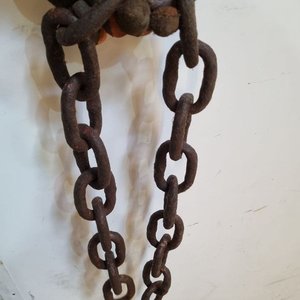 Cadena de Hierro Rústica con Eslabones Robustos - 1.40 Metros - imagen 3