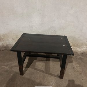 Mesa Ratona Antigua de Madera Oscura - imagen 4
