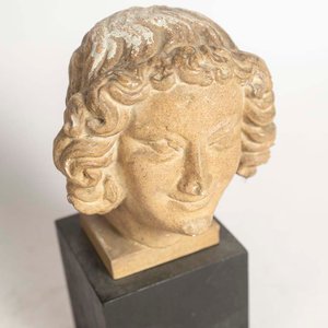 Busto Escultura Ángel de la Sonrisa, Réplica Siglo XIII - imagen 2