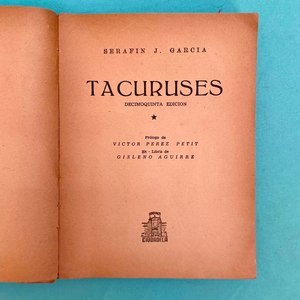 Libro Tacuruses de Serafín J. García, 15ª Edición 1970 - imagen 2