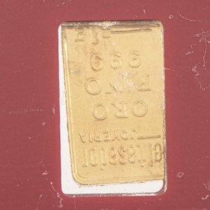 Lingote de Oro Puro 1g "El Tasador" Industria Argentina - imagen 2