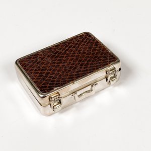 Tres Pastilleros Vintage Estilo Maletín con Espejo - imagen 4