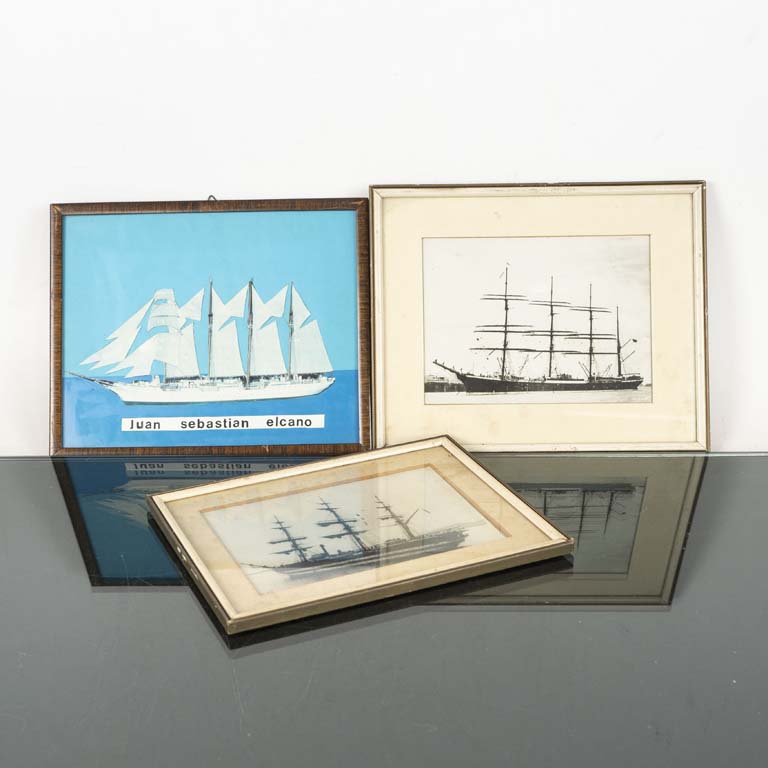 Lote siguiente: Tres cuadros nauticos - Medidas: 30x26cm