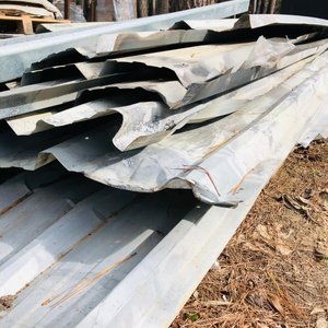 Lote de 12 Chapas Trapezoidales Usadas - imagen 2