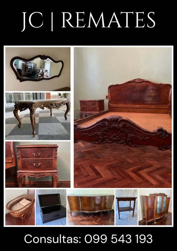 Muebles de Madera con Espejo y Colores