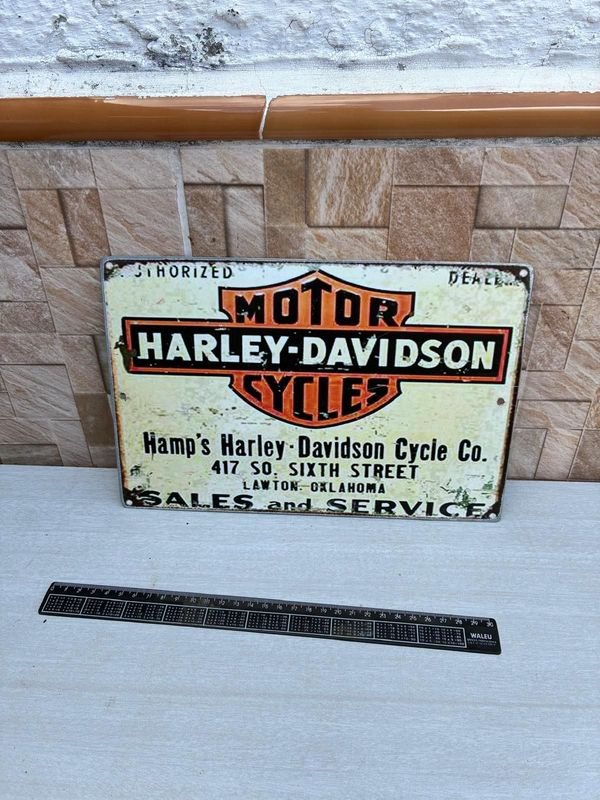 Chapa Harley-Davidson Vintage