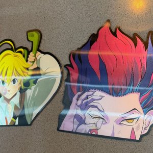 Stickers de Personajes Anime: Meliodas y Hisoka - imagen 2