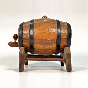Barrilito Adorno de Roble con Soporte y Canilla - imagen 4
