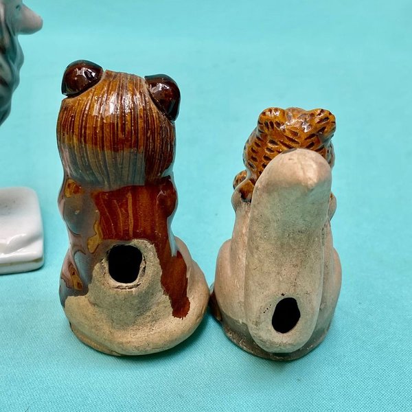 Coleccionables de Cerámica: Collie, Castor y Oso - imagen 2